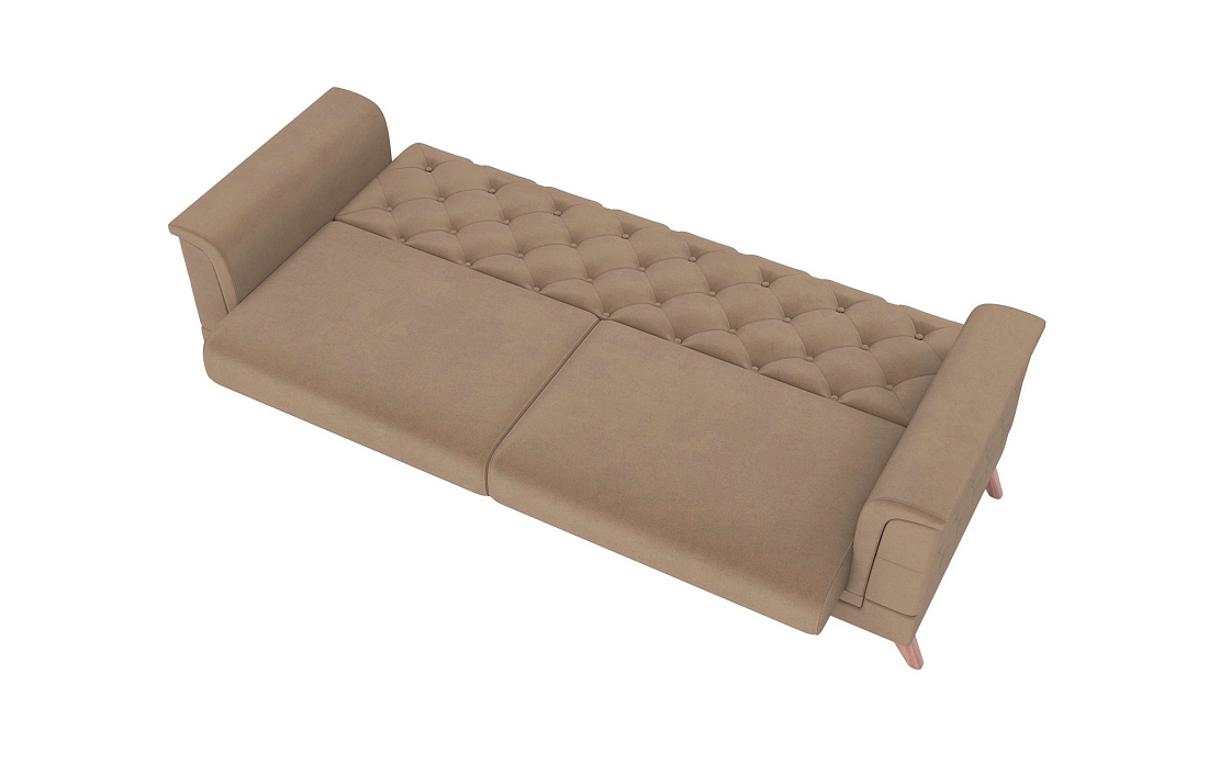 Амарант М / диван - кровать велюр тенерифе корица